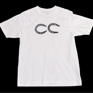 Beyonce CCT Ghost Tee medium White Cowboy Carter Tour 2025 Merch NEW *flaws